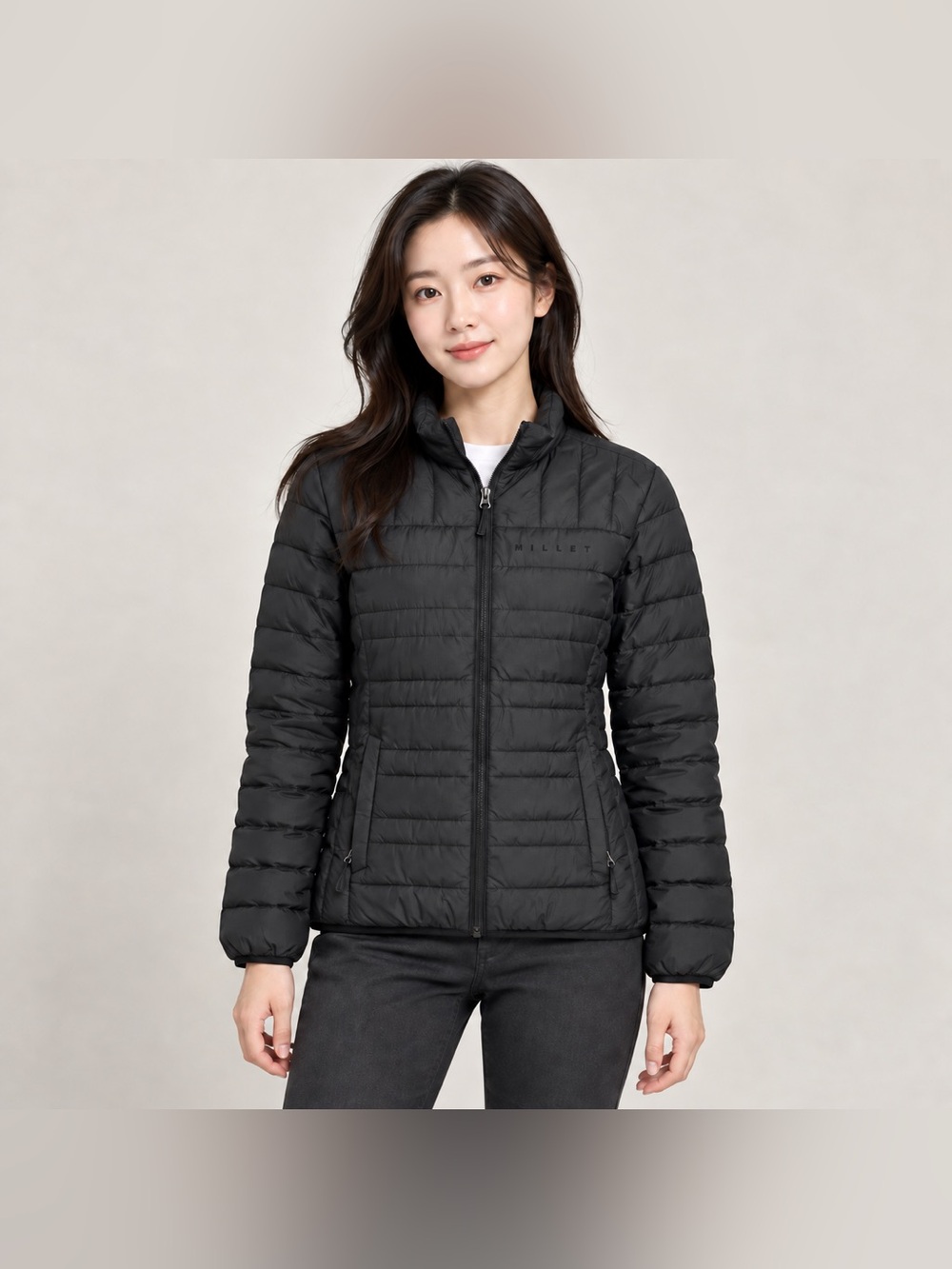 Millet Women’s Black Lightweight Down Puffer Jacket Size 90 XS